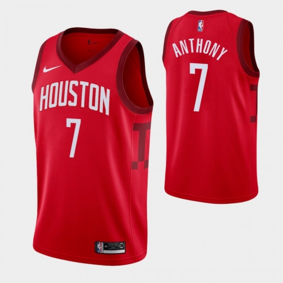 Houston Rockets #7 Carmelo Anthony Red Stitched NBA Jersey