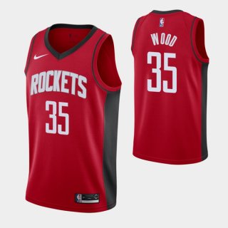 Houston Rockets #35 Christian Wood Red Stitched NBA Jersey