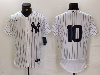 New York Yankees #10 white jersey