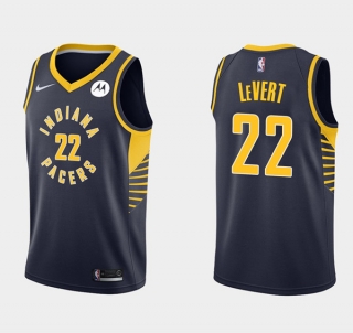 Indiana Pacers #22 Caris LeVert Navy Stitched NBA Jersey