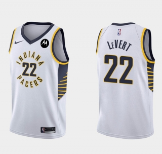ndiana Pacers #22 Caris LeVert White Stitched NBA