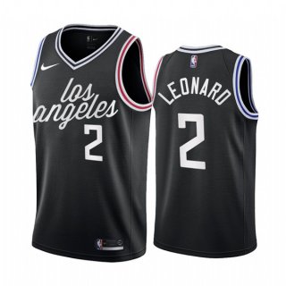 Los Angeles Clippers #2 Kawhi Leonard 2022-23 Black City Edition Stitched Jersey