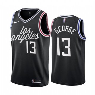 Los Angeles Clippers #13 Paul George 2022-23 Black City Edition Stitched Jersey