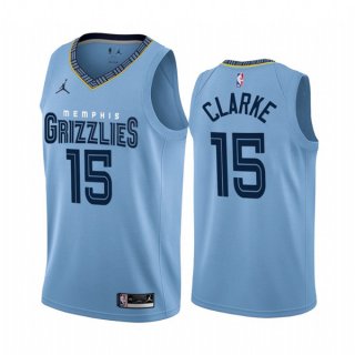 Memphis Grizzlies #15 Brandon Clarke 2022-23 Light Blue Statement Edition Stitched