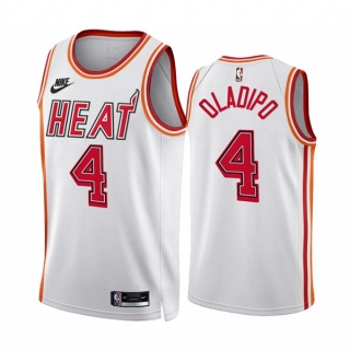 Miami Heat #4 Andre Drummond White Classic Edition Stitched Basketball Jersey
