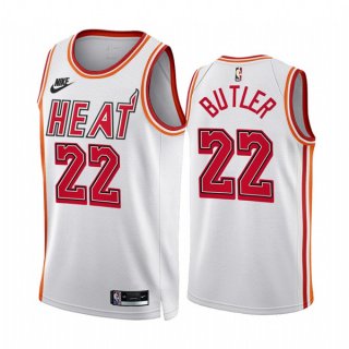 Miami Heat #22 Jimmy Butler White Classic Edition Stitched Basketball Jersey