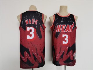 Miami Heat #3 Dwyane Wade Throwback Basketball Jersey