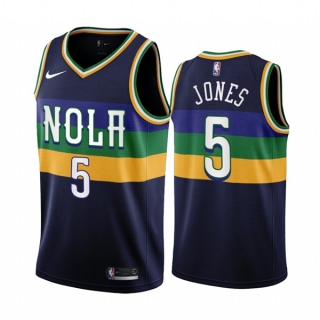 New Orleans Pelicans #5 Herbert Jones 2022-23 Black City Edition Stitched Basketball