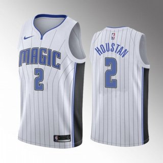 Orlando Magic #2 Caleb Houstan White 2022 Draft Basketball Stitched Jersey