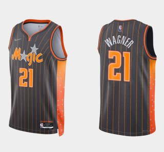 Orlando Magic #21 Moritz Wagner 75th Anniversary Stitched Basketball Jersey