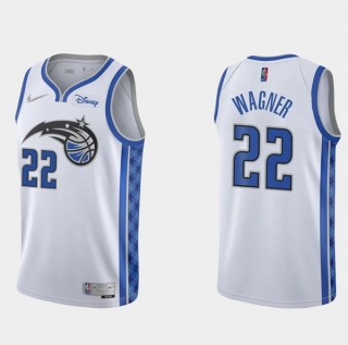 Orlando Magic #22 Franz Wagner White Earned Edition Stitched Basketball Jersey