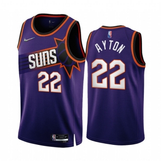 Phoenix Suns #22 Deandre Ayton 2022-23 Purple 75th Anniversary Icon Edition