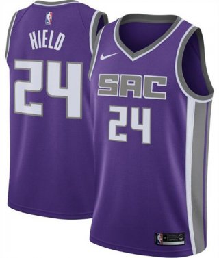 Sacramento Kings Purple #24 Buddy Hield Icon Editon Stitched NBA Jersey