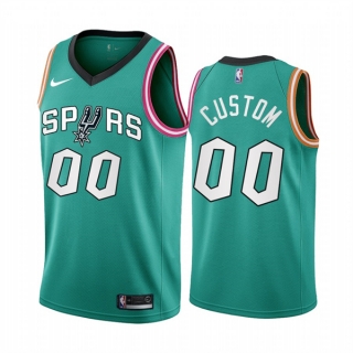 SA Spurs Active Custom 2022-23 Teal City Edition Stitched Jersey