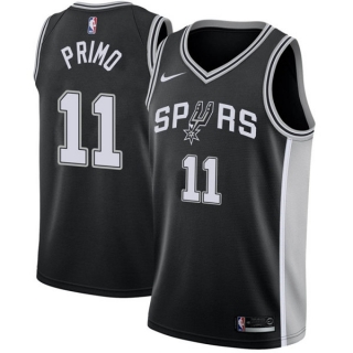 San Antonio Spurs #11 Joshua Primo Black Icon Edition Stitched Jersey