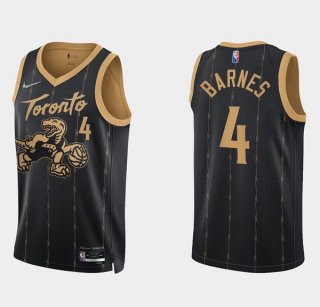 Toronto Raptors #4 Scottie Barnes White Association Edition Basketball NBA Jersey 2