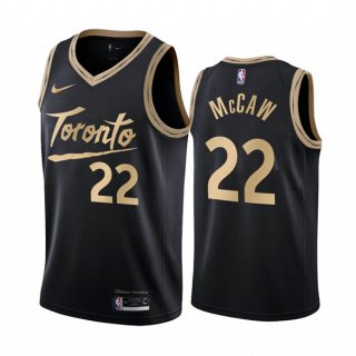 Toronto Raptors #22 Patrick McCaw Black City Edition New Uniform 2020-21 Stitched
