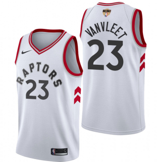 Toronto Raptors White#23 Fred VanVleet Stitched NBA Jersey
