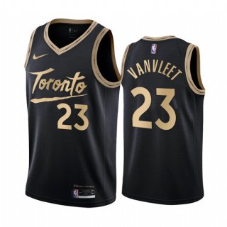 Toronto Raptors #23 Fred VanVleet Black City Edition New Uniform 2020-21 Stitched NBA
