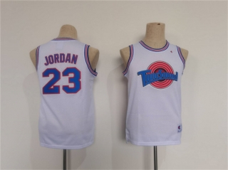 Chicago Bulls #23 Michael Jordan White Tune Squad Stitched Basketball Jersey