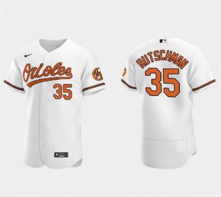 Baltimore Orioles #35 Adley Rutschman White Flex Base Stitched Baseball Jersey