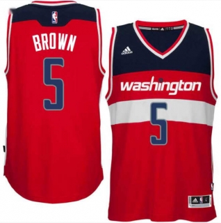 Washington Wizards #5 Kwame Brown Stitched NBA Jersey