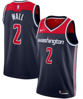 Washington Wizards Navy #2 John Wall Statement Edition Stitched NBA Jersey