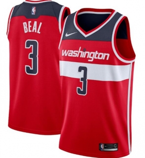 Washington Wizards Red #3 Bradley Beal Icon Edition Swingman Stitched NBA Jersey