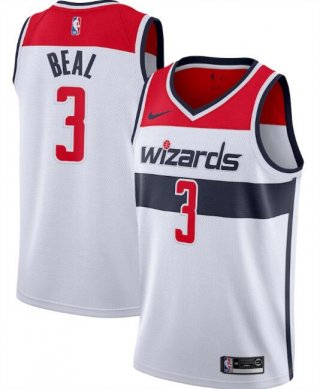Washington Wizards White #3 Bradley Beal Association Edition Stitched NBA