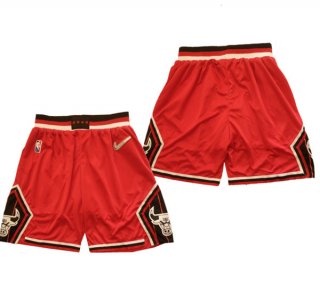 Chicago Bulls 75th Anniversary Red Shorts (Run Small)