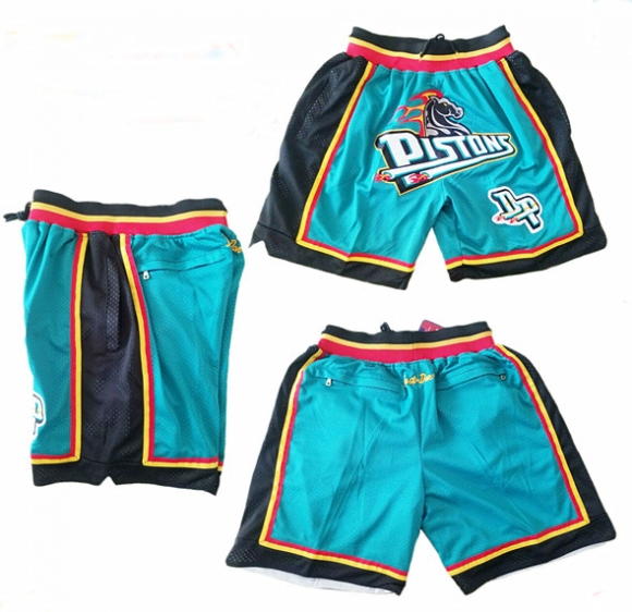 Detroit Pistons Throwback Shorts (Run Small)