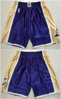 Los Angeles Lakers Kobe Bryant Purple Hall Of Fame Shorts (Run Small)