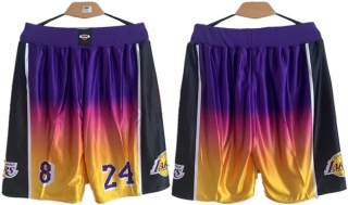Los Angeles Lakers PurpleYellow Shorts