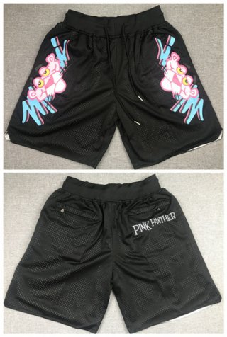 Miami Heat Black 'Pink Panther' Shorts (Run Small)