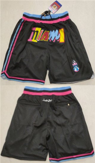Miami Heat Black Shorts (Run Small)