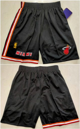 Miami Heat Black Shorts (Run Small)4