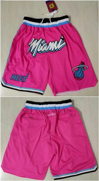 Miami Heat Pink Shorts (Run Small)