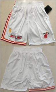 Miami Heat White Shorts (Run Small)