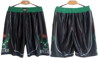 Milwaukee Bucks Black Shorts (Run Small)