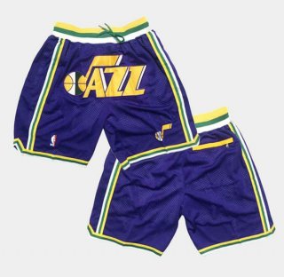 Utah Jazz Purple NBA Shorts (Run Smaller)2
