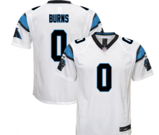 Nike Brian Burns white Carolina Panthers jersey