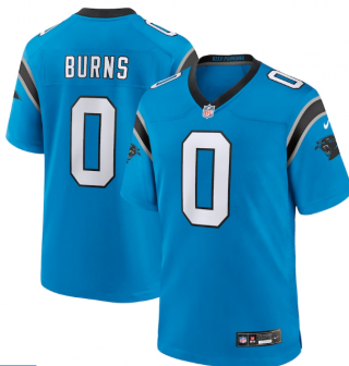 Nike Brian Burns Blue Carolina Panthers jersey