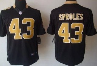 New Orleans Saints #43 black jersey