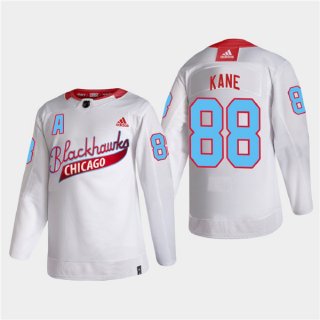Chicago Blackhawks #88 Patrick Kane 2022 Community Night White Stitched Jersey
