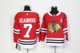 Adidas Chicago Blackhawks #7 Brent Seabrook Red Stitched NHL Jersey
