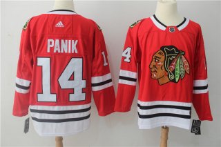 Adidas Chicago Blackhawks #14 Richard Panik Red Stitched NHL Jersey