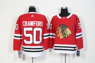 Adidas Chicago Blackhawks #50 Corey Crawford Red Stitched NHL Jersey