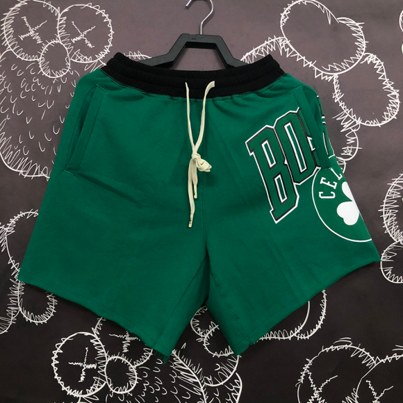 LBoston Celtics green men shorts