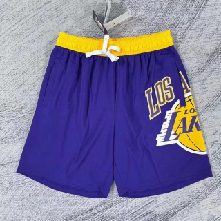Los Angeles Lakers purple men shorts