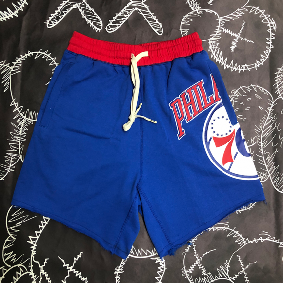 Philadelphia 76ers blue men shorts